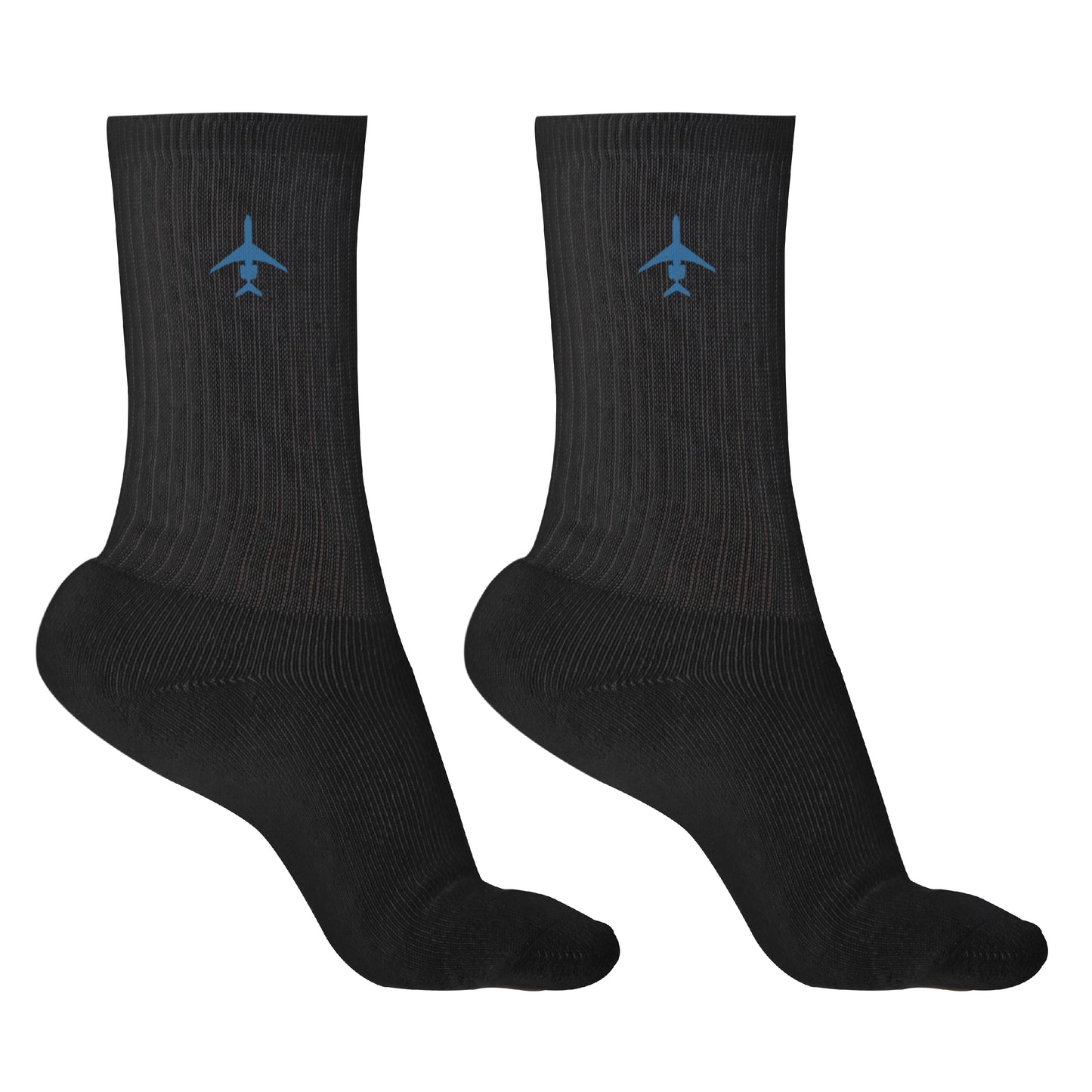 TSA Pre Check Socks | Black/Memphis Blue