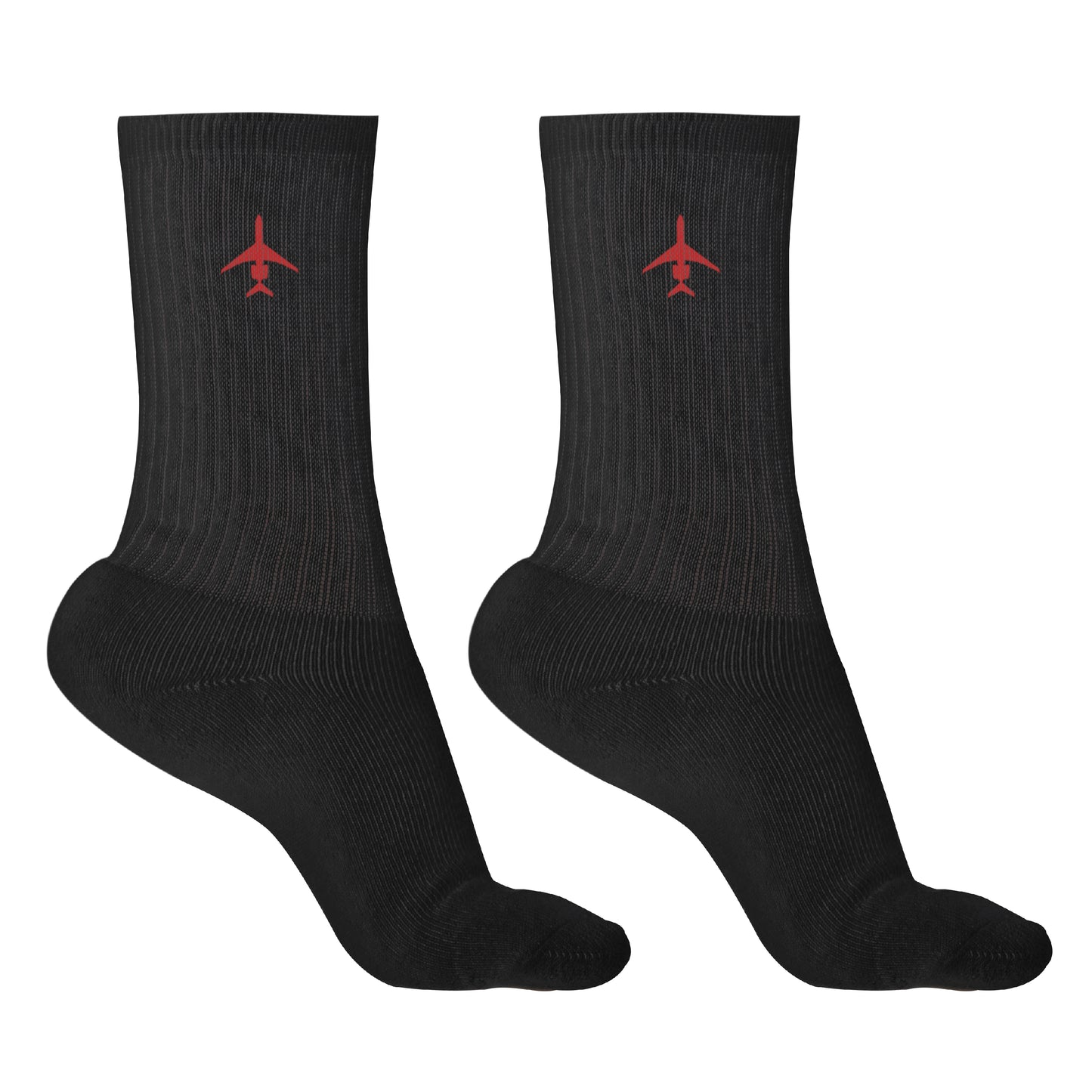TSA Pre Check Socks | Black/Red