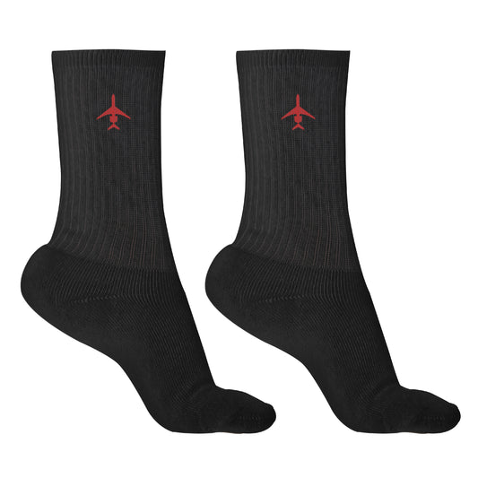 TSA Pre Check Socks | Black/Red
